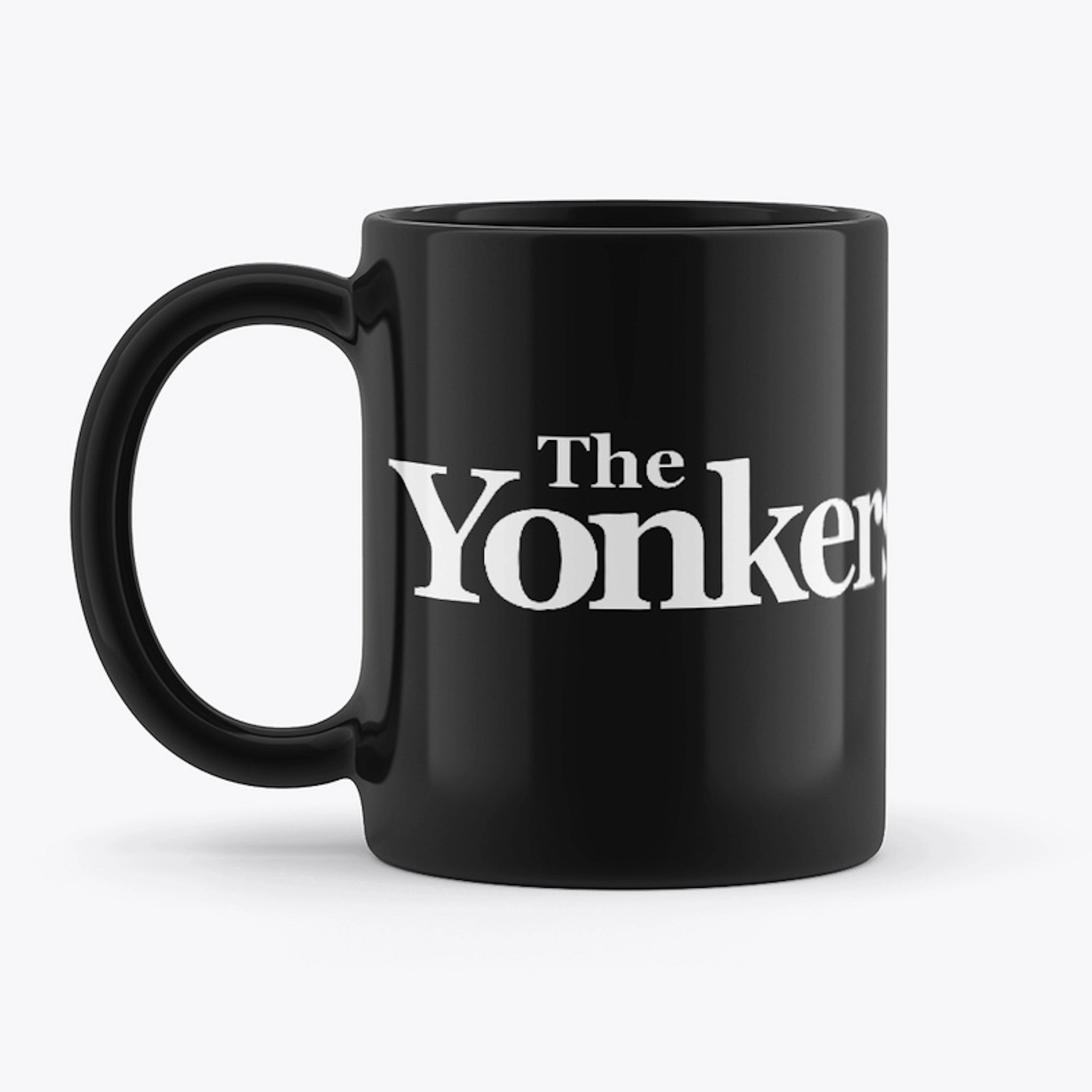 The Yonkers Ledger Black Mug